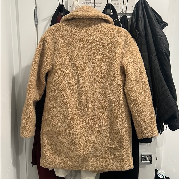 Tan Teddy Coat - Picture 3 of 3